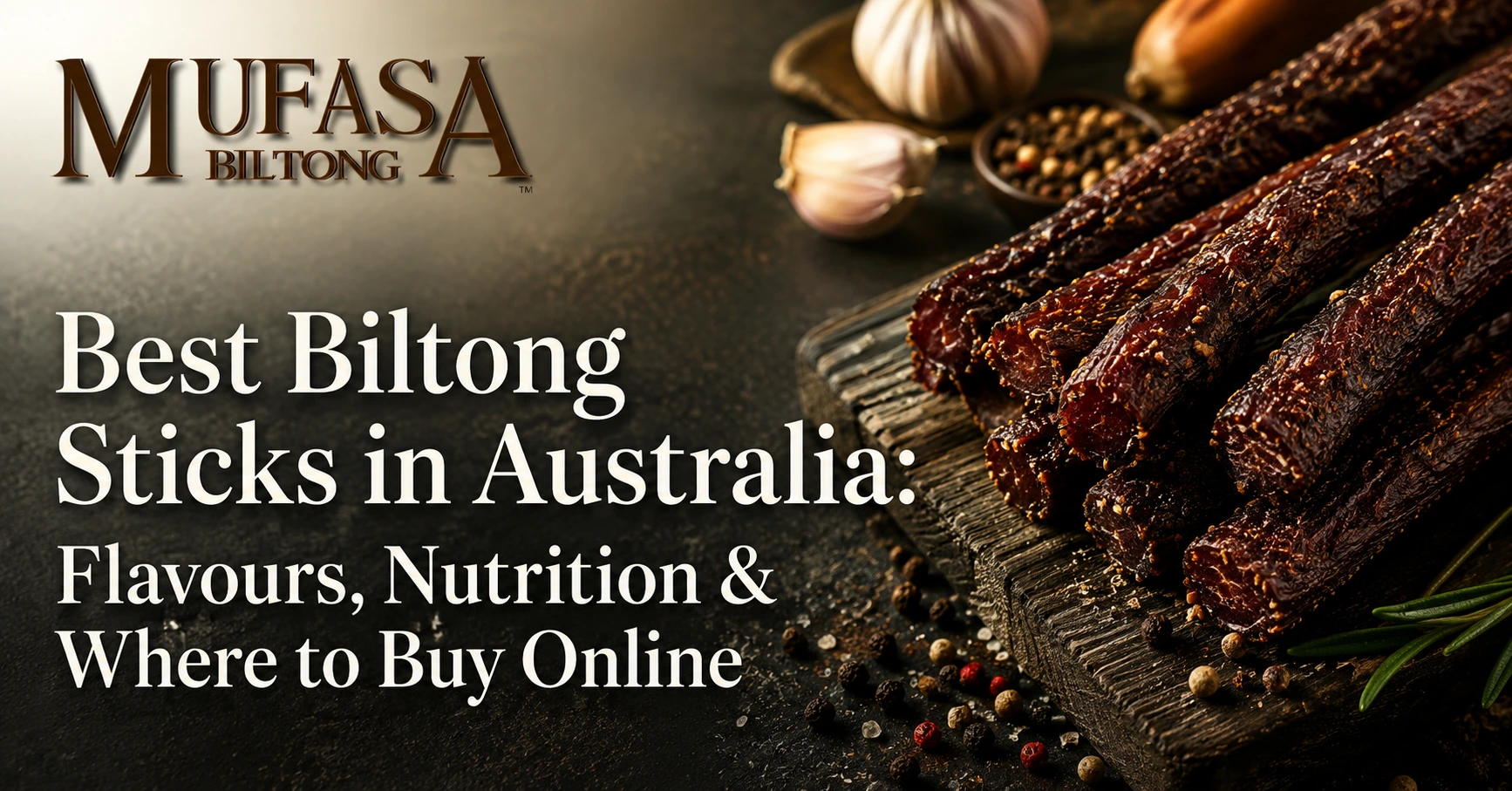 Biltong Sticks in Australia - Mufasa Biltong
