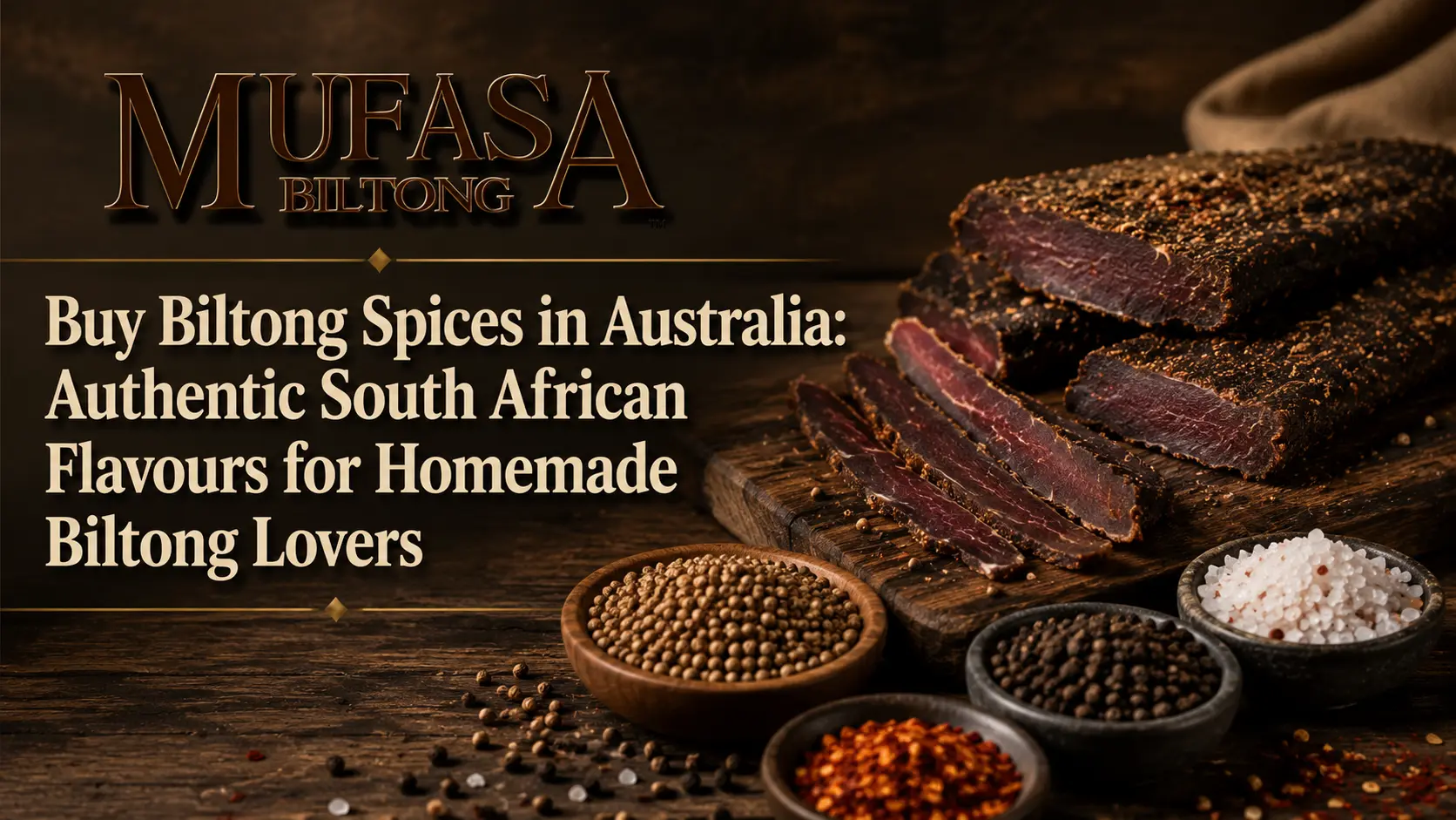 Buy biltong spices in Australia - Mufasa Biltong
