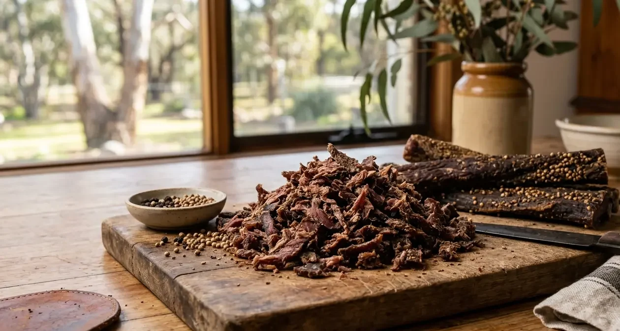 Shredded Beef Biltong Australia - Mufasa Biltong