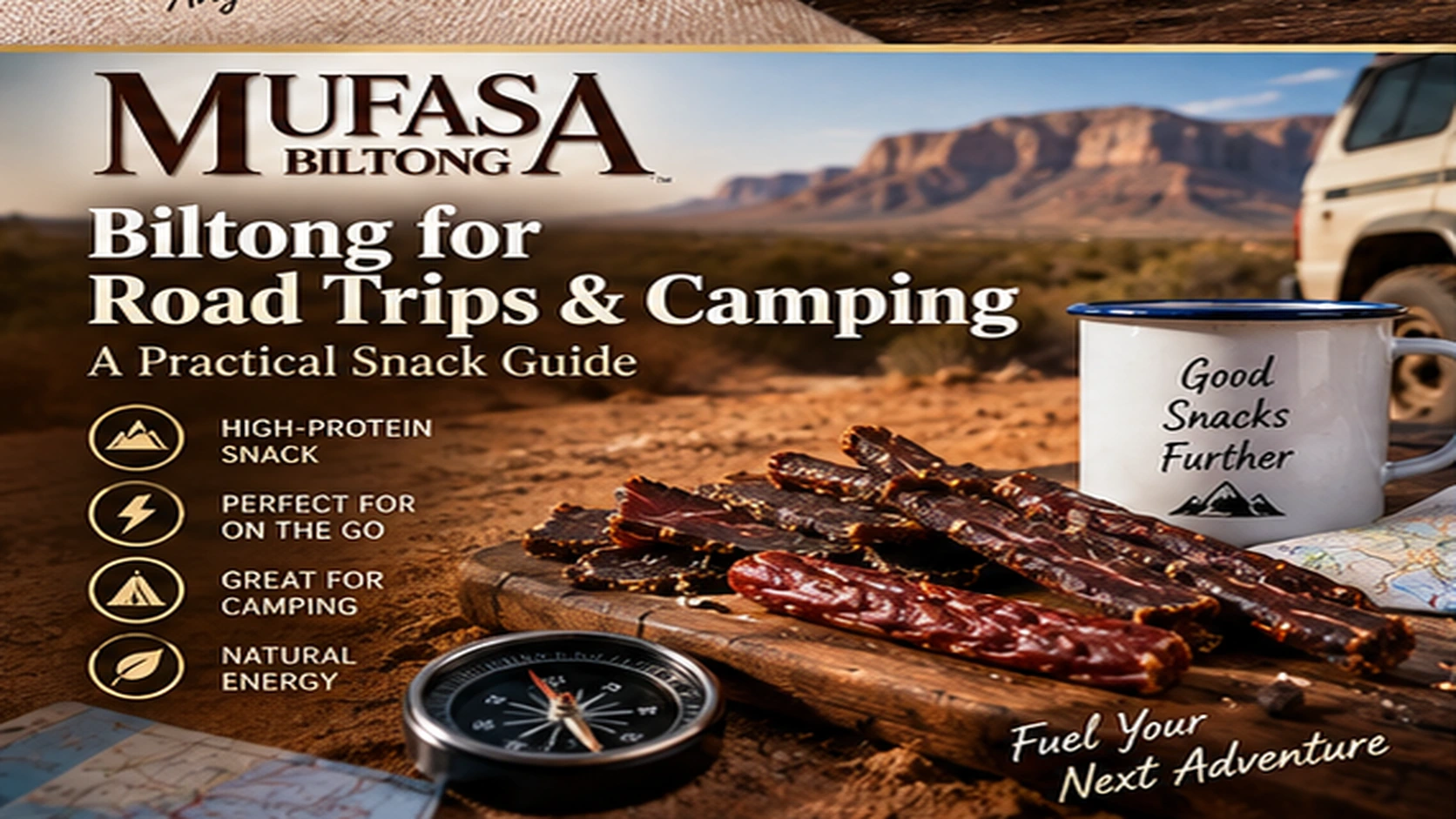 biltong for road trips and camping